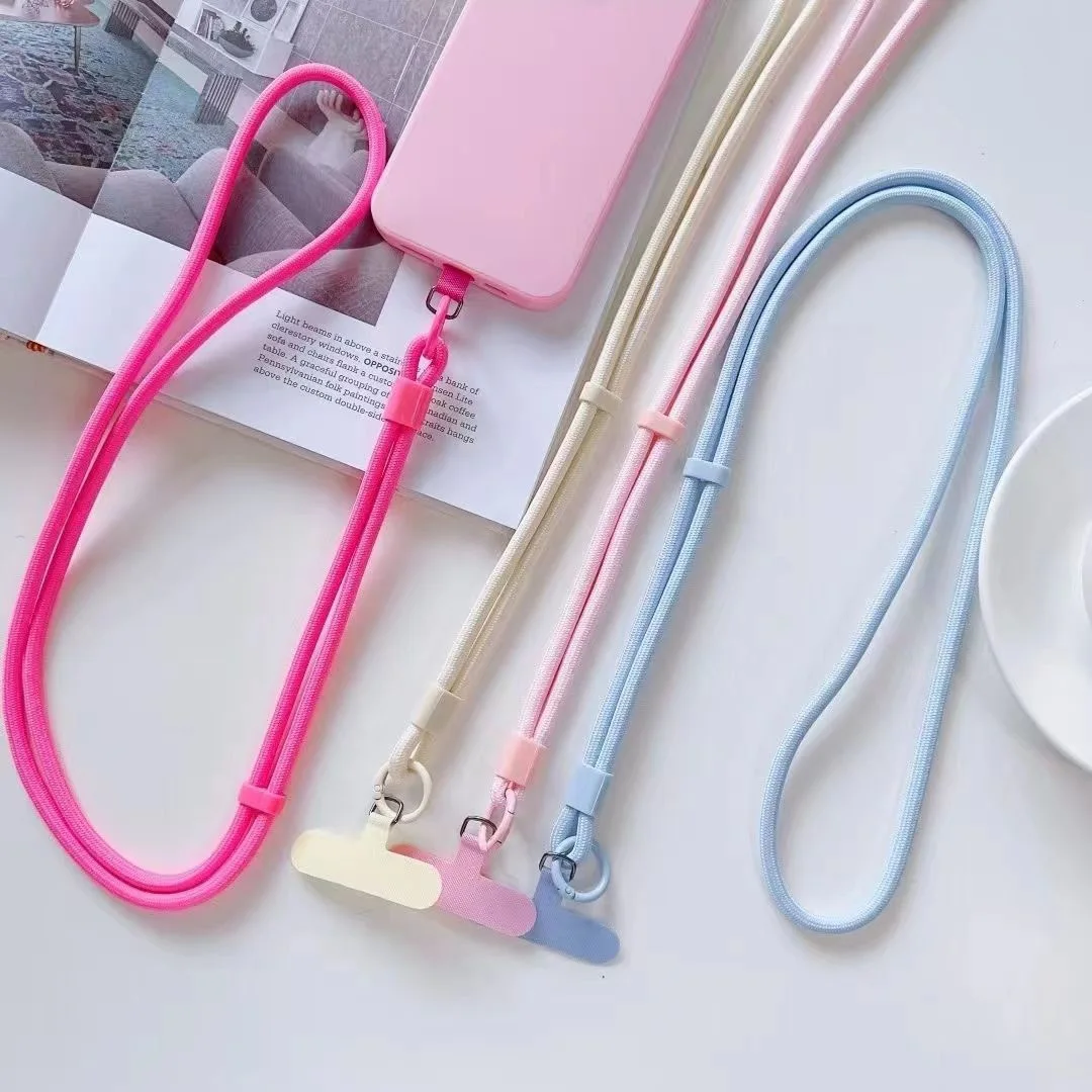 Personalize Trend Solid Color Mobile Phone Lanyard Diagonal 