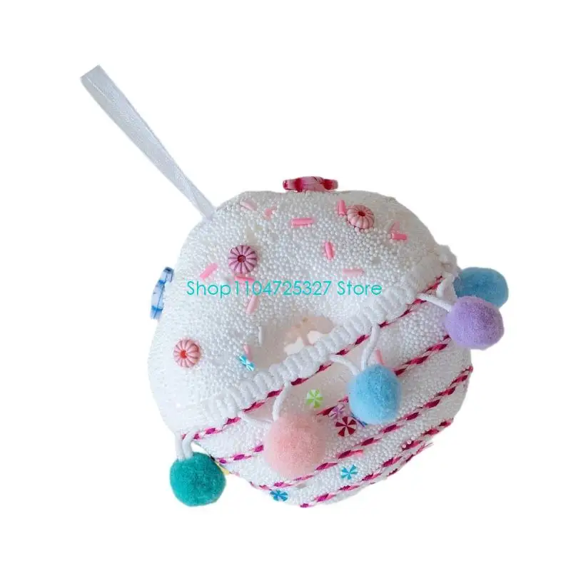 D8KF Multicolors Foams Candy Canes Hanging Ornaments Easy Installs Celebration Accessories