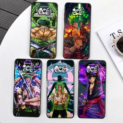 O-One Piece Cool Anime For Xiaomi Mi Poco F5 F4 F3 X6 X5 X4 X3 M6 M5 M5S M4 M3 C65 Pro GT NFC 5G Black Back Phone Case