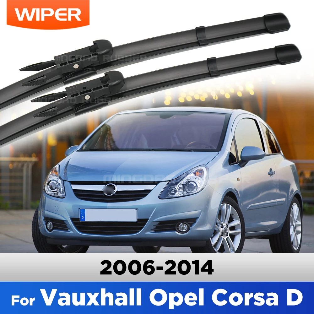 

Quiet & All-Season Wiper Blades For Vauxhall Opel Corsa D 2006-2014 2007 2008 2009 2010 2011 CREATROAD Windshield Wipers 26"+16"