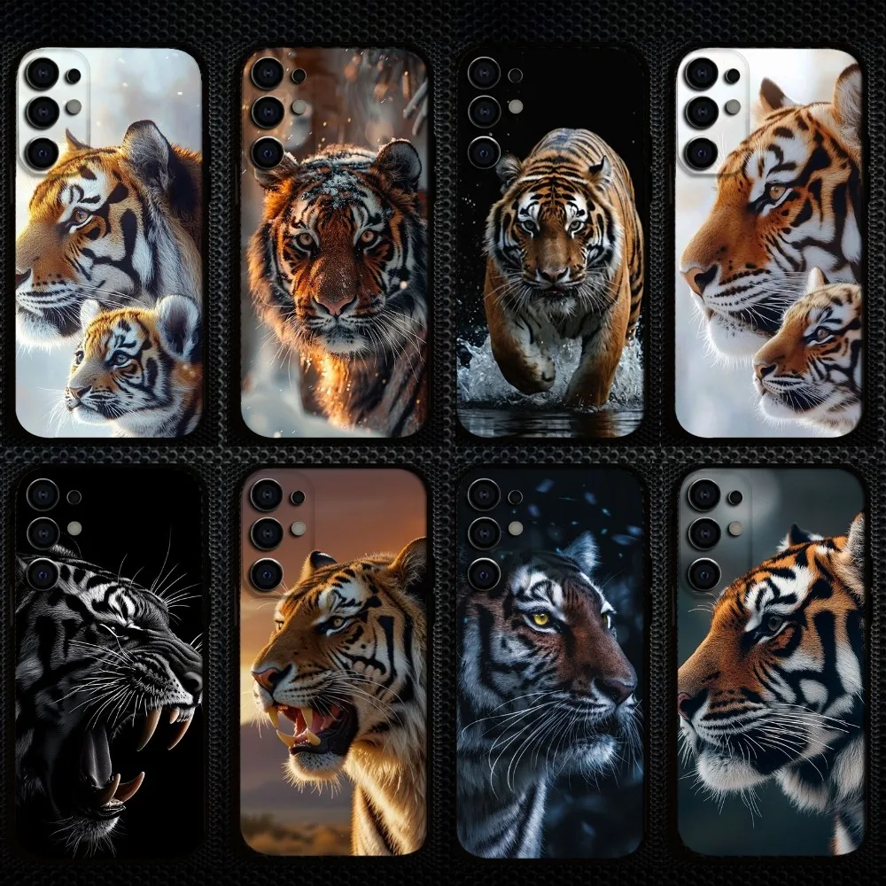 

Tiger head portrait Phone Case For Samsung S25/S24/S23/S22/S21/S20/Plus,Fe,Lite/Others Black Cover