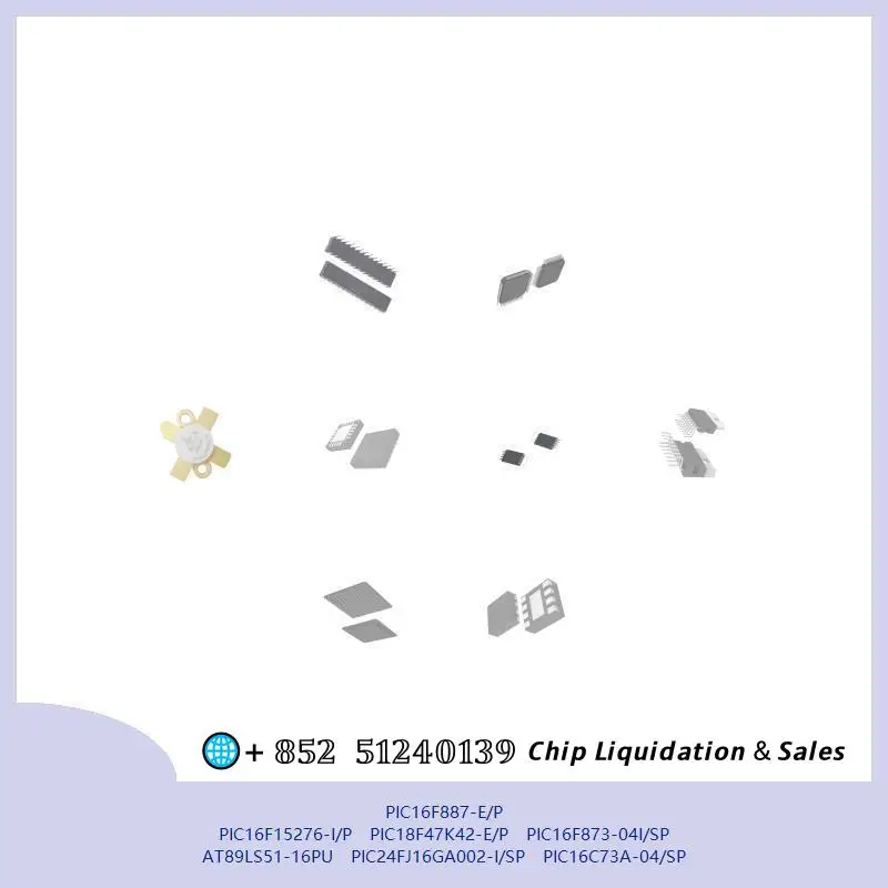 chip-chip-circuito-integrado-chip-mcu-chip-pic16f887-e-p-pic16f15276-i-p-pic18f47k42-e-p-pic16f873-04i-sp-at89ls51-16pu