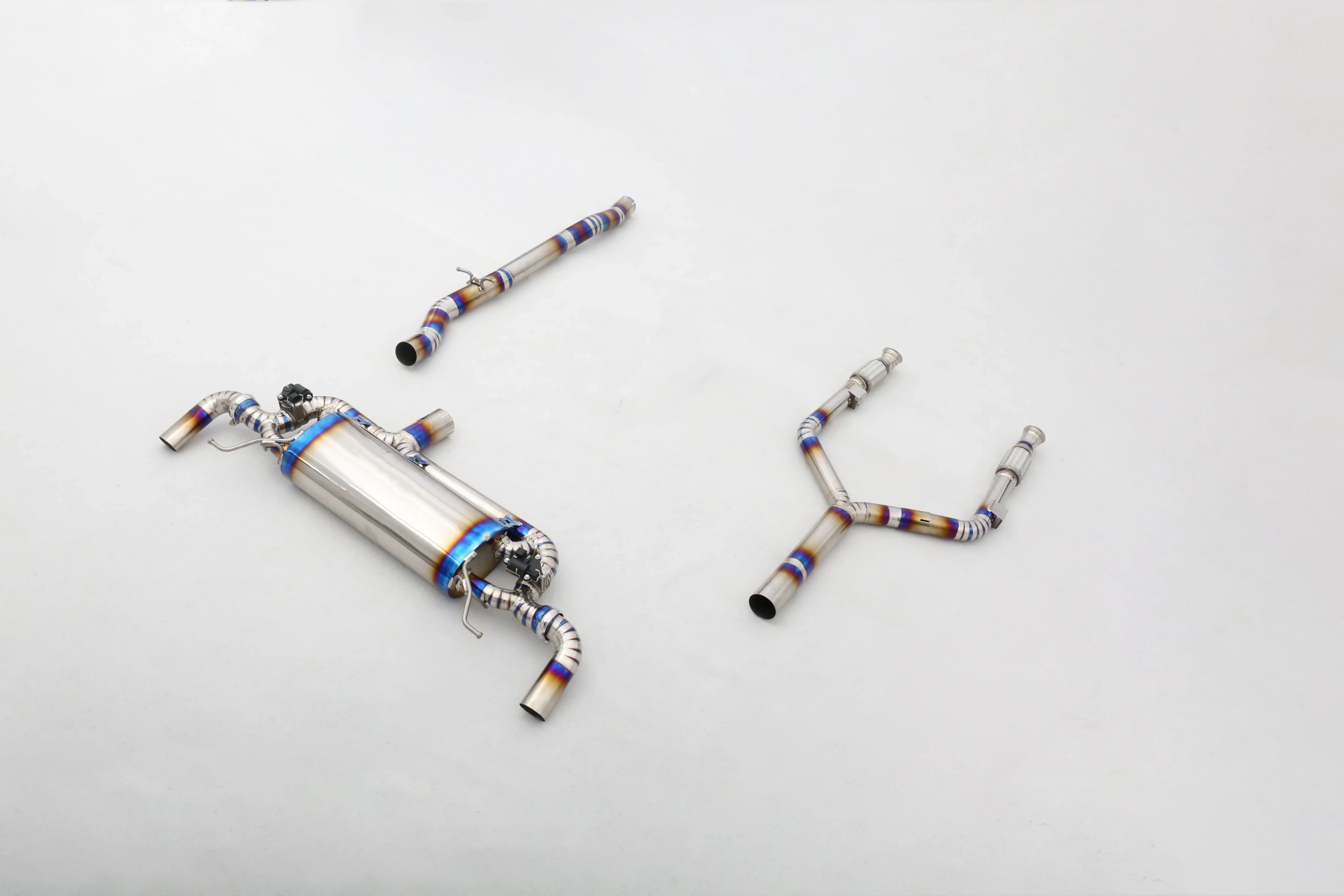 OEM Custom 304 Stainless Steel/Titanium Valved Exhaust System for  GLC43 AMG X253/C253 3.0T M276 Exhaust Pipes