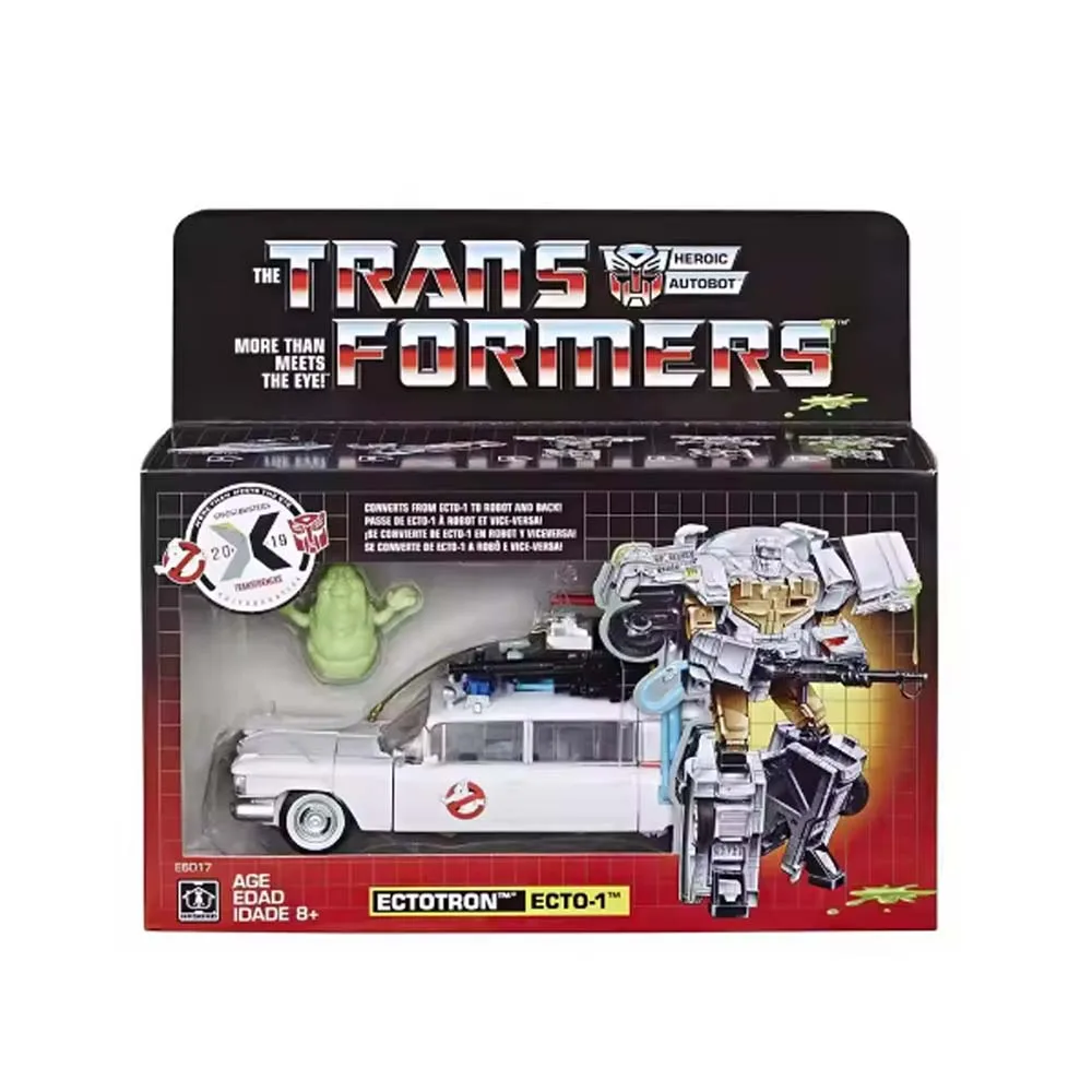 Hasbro Transformers Ectotr Ecto-1 Retro Series Anime Action Figure Model Toy Collection