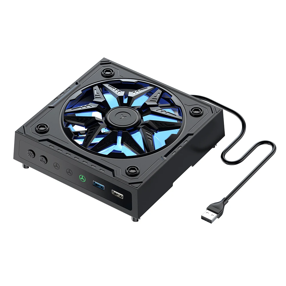 สําหรับคอนโซล Xbox Series X Low Noise Top พัดลม RGB Light พัดลมระบายความร้อนอัตโนมัติ 2 พอร์ต USB ระบบระบายความร้อน 3 ความเร็วสําหรับเกมผู้เล่น