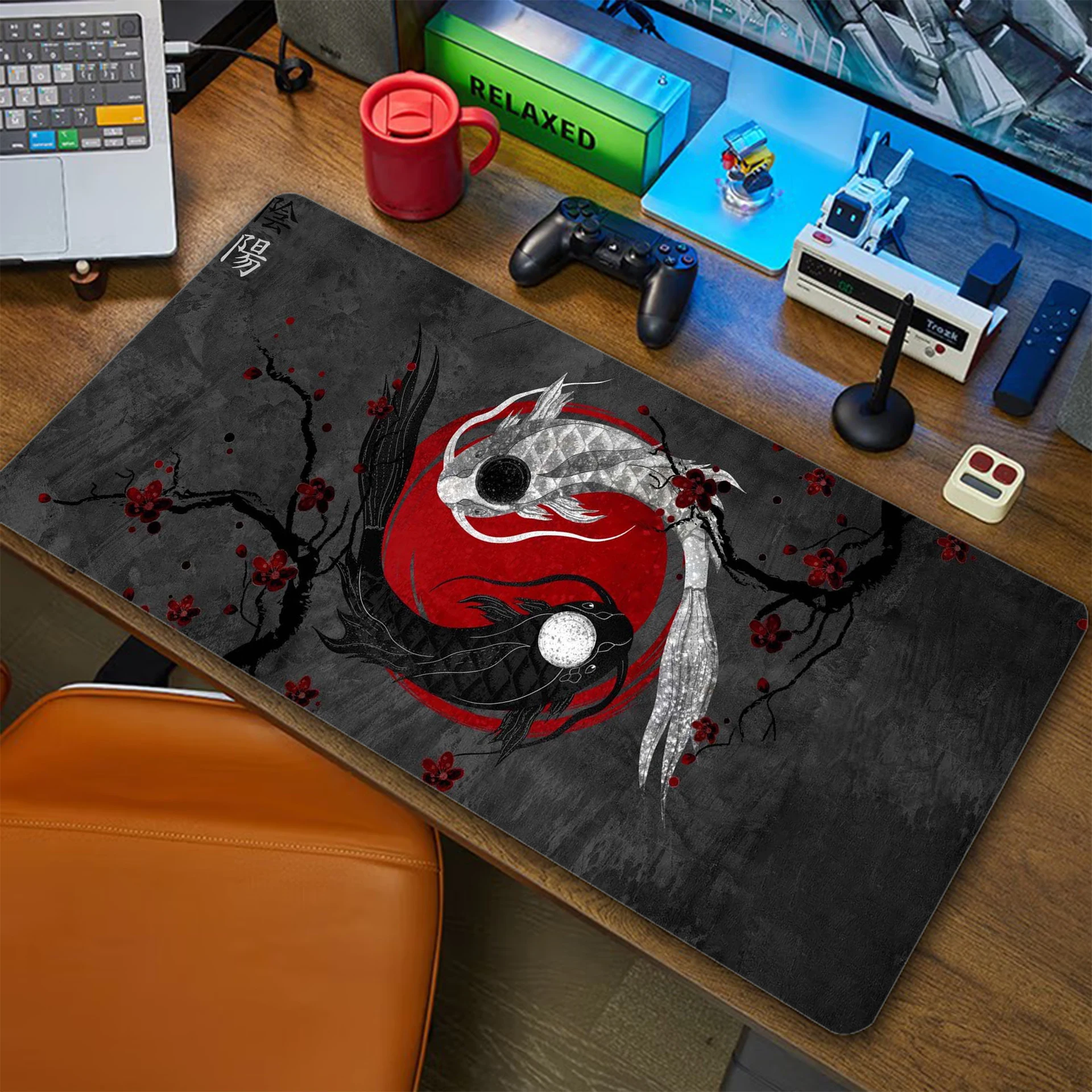 

Chinese Art Mouse Pad Pc Gamer Mousepad Natural Rubber Mouse Mat Anti-slip Gaming Speed Keyboard Pads Office Rubber Desk Mat