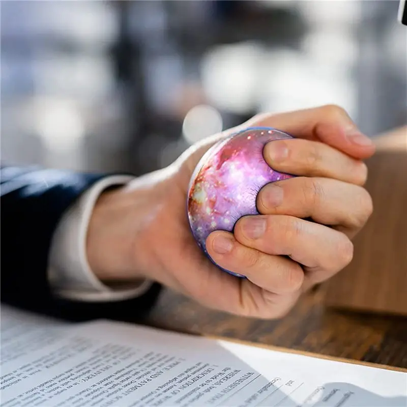 BEDW-48 Pcs Galaxy Stress Balls,2.5 Inch Space Theme Stress Balls Squeeze Balls Stress Relief Balls For Kids And Adults