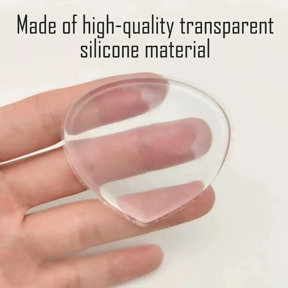 Transparante Siliconen Gel Poederdons Spons Gezicht Concealer Cosmetica Bladerdeeg Accessoires Voor Foundation BB Cream Geen Poeder J7N4