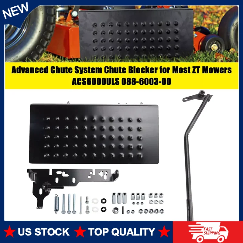

088-6003-00 Mower Chute Blocker ACS6000ULS Mower Discharge Shield For Ferris Exmark Gravely Hustler Toro Lawm ZT Mowers