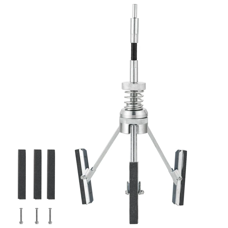 

Engine Cylinder Hone Adjustable Deglazer Set For Grinding Holes From 2In-7In In Diameter, With 3 Replaceable Stone (3In)
