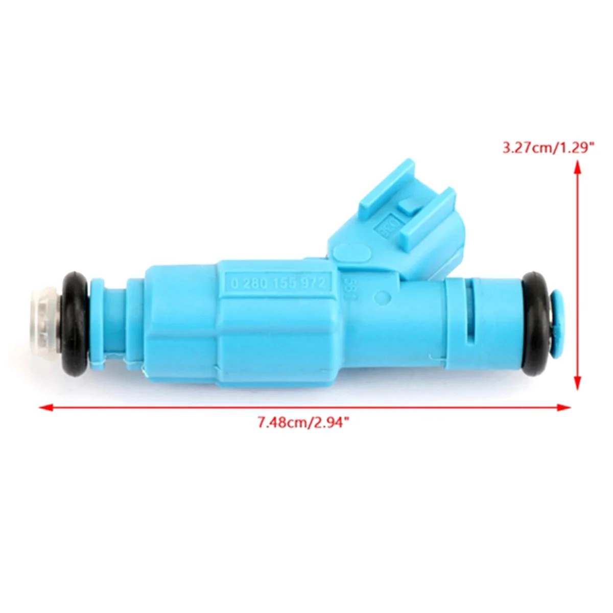 6 Pcs Fuel Injector 0280155972 FJ479 53031099 for 2002-2003 Jeep Liberty Dodge Ram 1500 3.7L