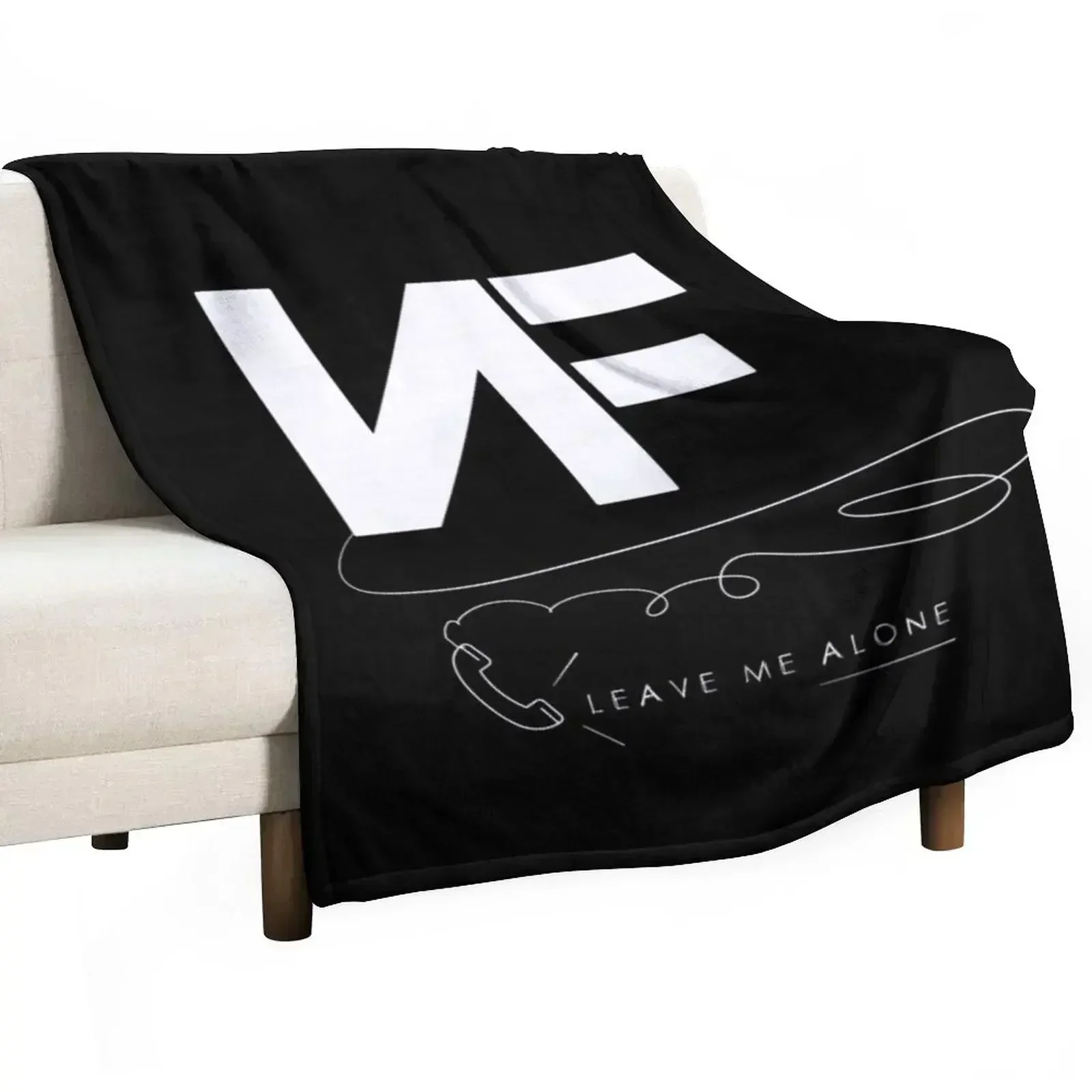 Leave Me Alone Throw Blanket Year Round Soft Comfortable Blanket for Home