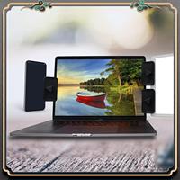 ASMA-Triple Monitor Display Clip Laptop Side Mount Tablet Phone Connects Bracket Holder For Ipad Multi Screen Support 3Pcs