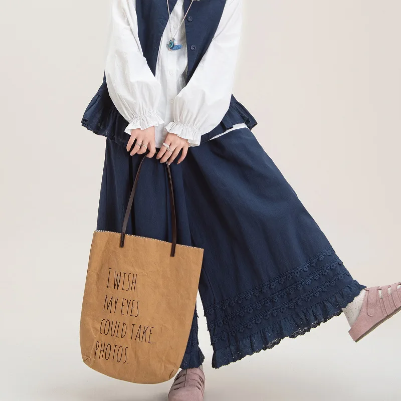 

Women Pant Wide Leg Long Pants Lace High Waist Straight Trousers Y2k Streetwear Elegant Splice Work Casual Loose Spring 2026