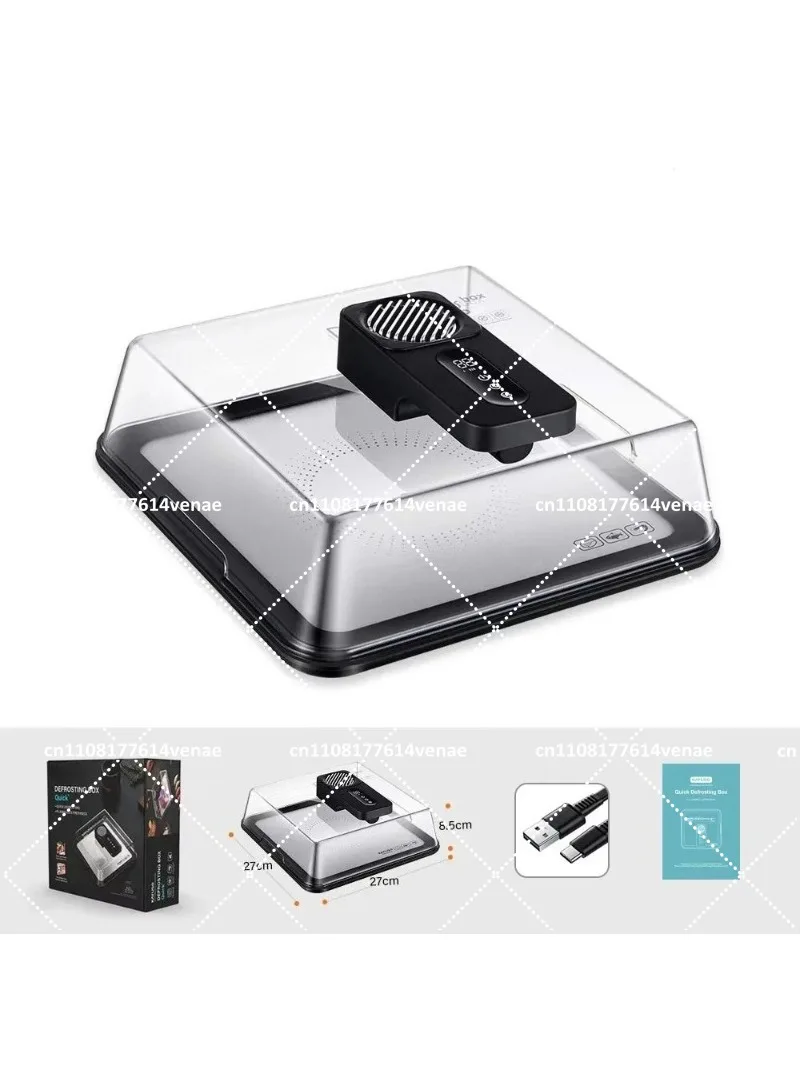 Type-C Fast Defrosting Tray for Meat Seafood Frozen Food Quick Thawing Plate