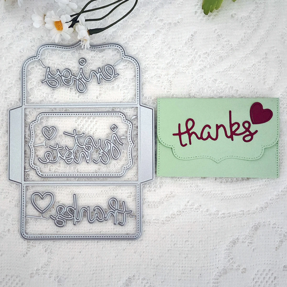 3D Girl Handbag Gift Box Thanks Envelope Lady Bag Purses Dresses Skirt Metal Cutting Dies Fashion DIY Craft Christmas Mold
