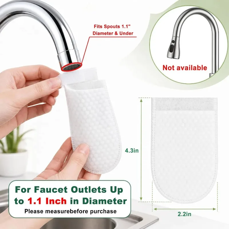 Thickened Universal Faucet Filter Pad, Perfect for Removing Impurities and Improving Water Quality in Kitchen and Bathroom.