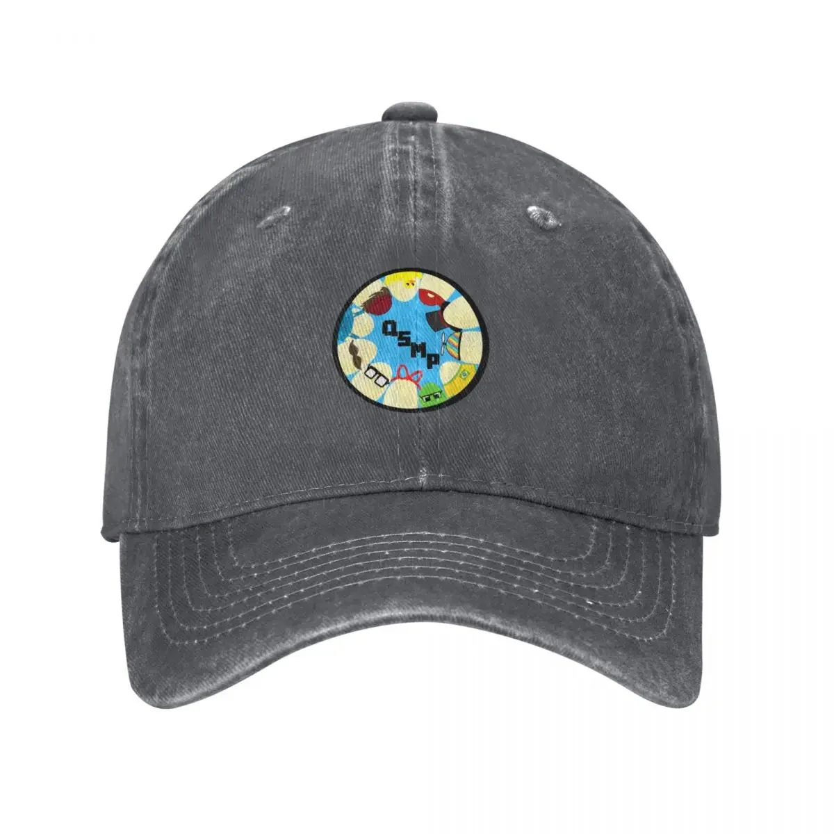 

Sticker QSMP Baseball Cap winter hats for men Fishing cap Cosplay Ball Cap Female Men's