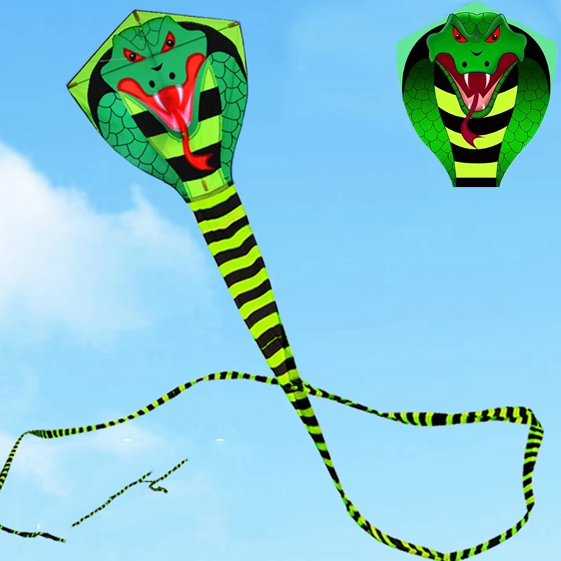 free shipping large snake kite nylon kite beach sports children kite weifang cobra kite factory outdoor games soft kite jouer