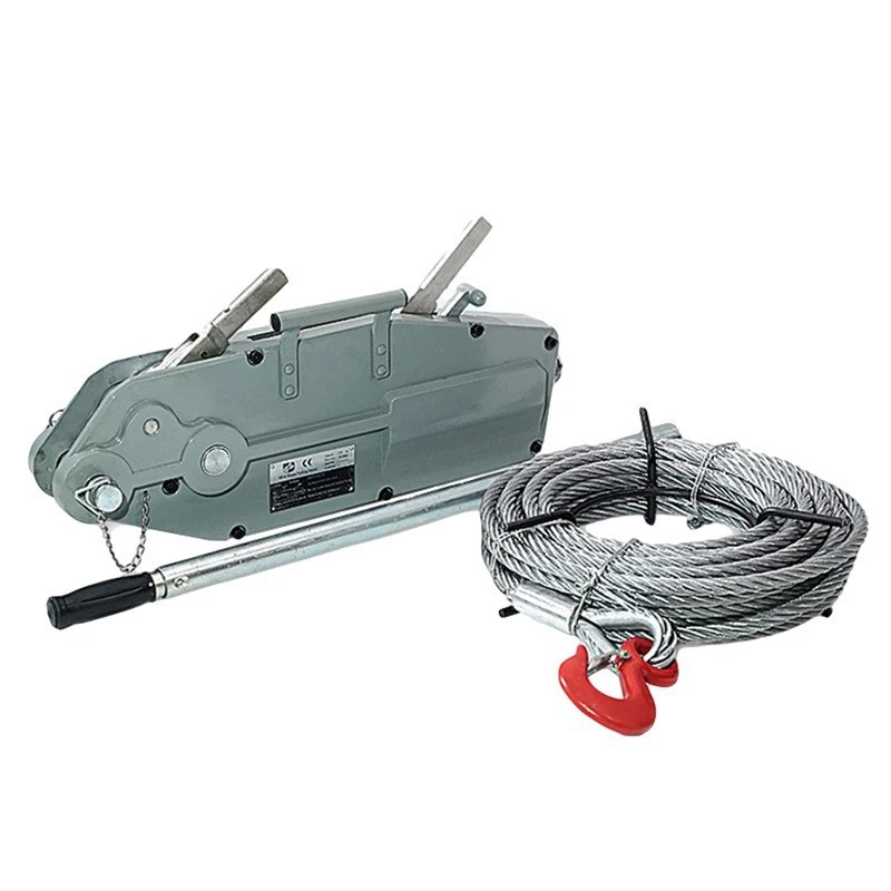 

Manual Hoist Wire Rope Lever Hoist Winch Tirfor With Manual Cable Puller Pulling Hoist0.8t to 5.4t