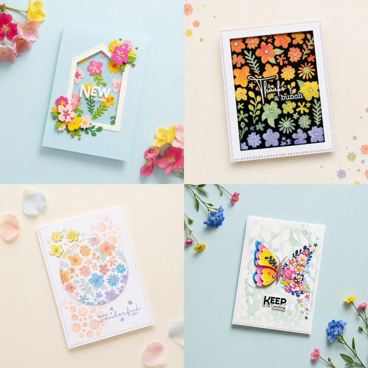 July 2026 New Florals Shapes Metal Cutting Dies Stencil for DIY Scrapbook Craft Decoration Embossing Template Supplies Handmade