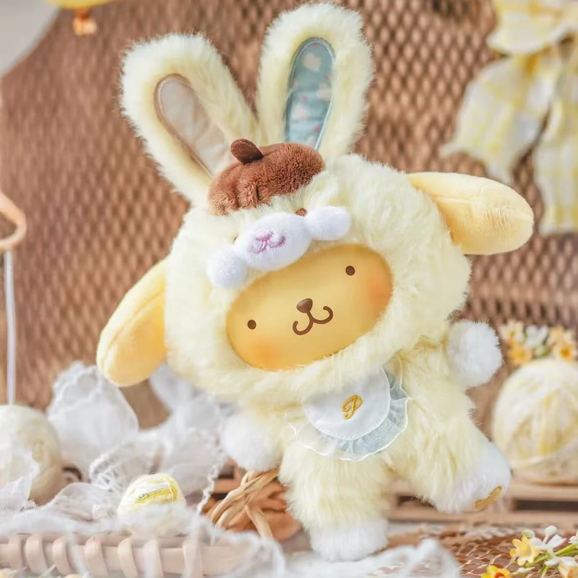 جديد سانريو الكرتون الأرنب سلسلة صندوق أعمى كورومي Pochacco مرحبا كيتي 3 أجيال الفينيل دمية ألعاب أطفال هدايا عيد الميلاد #4