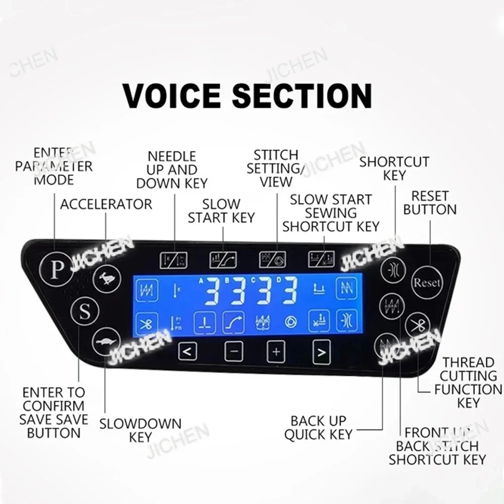 ماكينة تشذيب وخياطة الخيط الأوتوماتيكية من JC، ماكينة كمبيوتر مسطحة صناعية سميكة ورقيقة عالمية عالية السرعة، علامة تجارية جديدة،