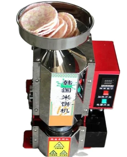 Automatic Control Rice Cake Machine Rice Cracker Rice Cake Popping Puffed Corn Snacks Making Machine