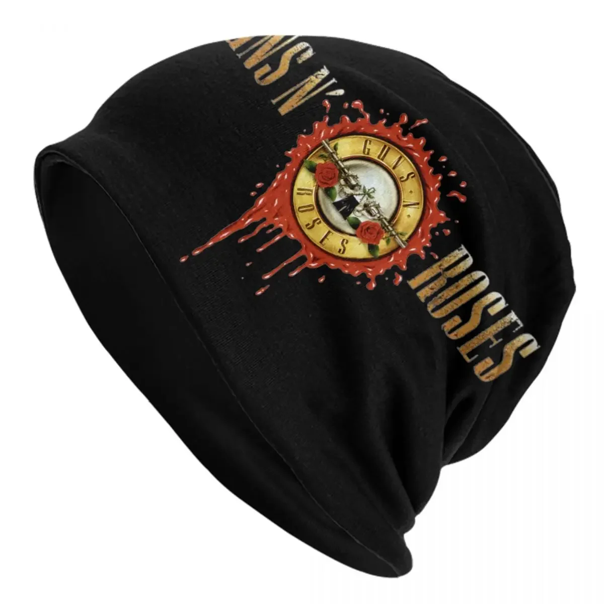 Band  Skullies Beanies Caps Men Women Unisex Trend Winter Warm Knitted Hat Adult Bullet Logo Bonnet Hats