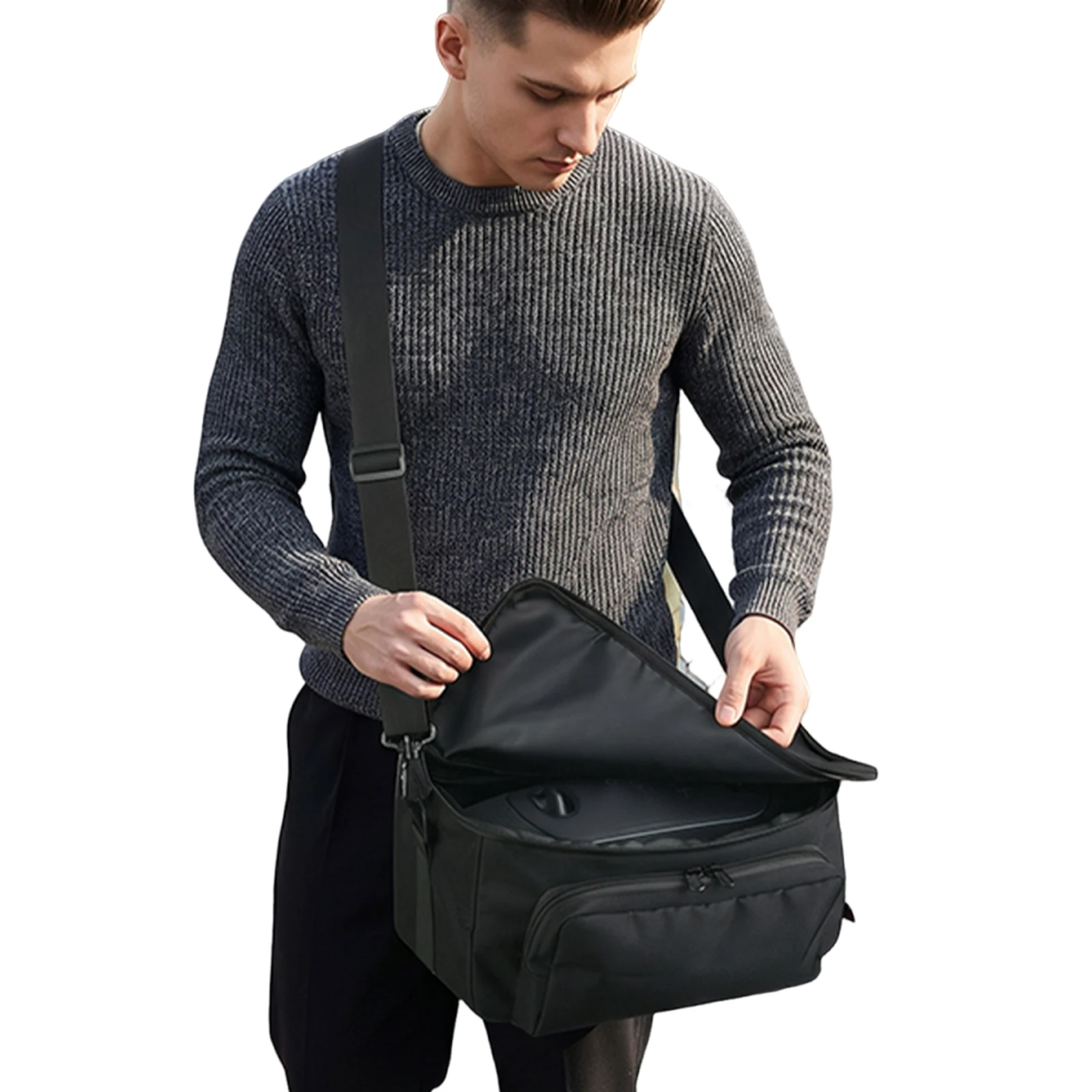 Nylon Hard Storage Cases for JBL Xtreme 5 Speaker Use Carrying Case with Adjustable Strap and Dual Zipper Large Capacity