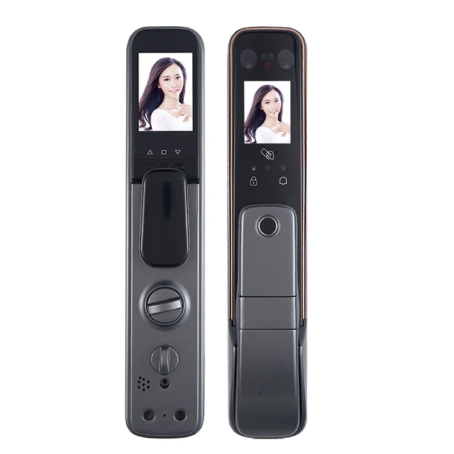 828L Black Bluetooth visual remote unlock fingerprint lock