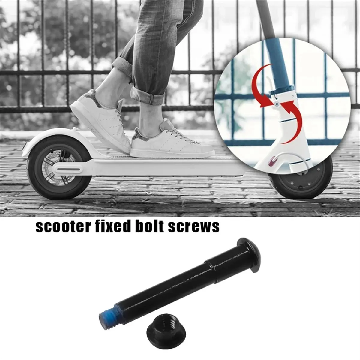 

ONGE 5 шт. складной шарнирный болт, ремонтный замок из закаленной стали, фиксированный винтовой крючок для M365/M365 Pro