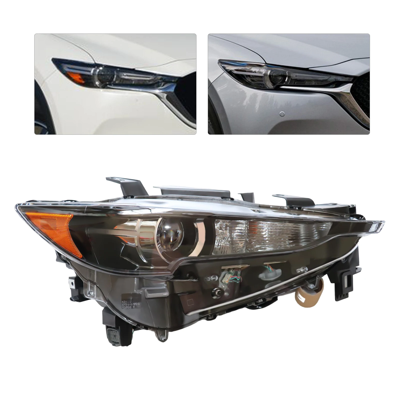 

Headlights For Mazda CX-5 CX5 2017-2021 LED Passenger Headlight Right Halogen Head Lamp Projector Automotive Accessories