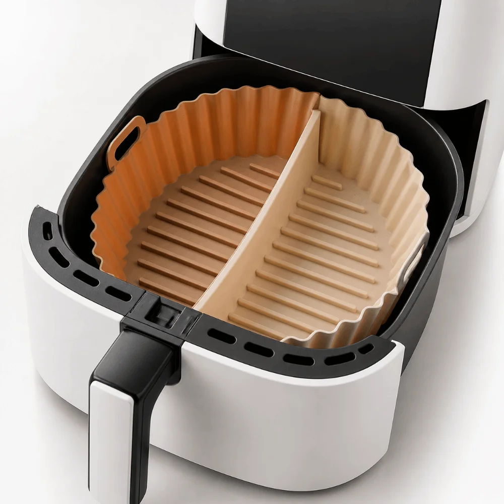 Creative Silicone Baking Tray High-Temperature Resistant Separate Type Circular Oven Mat Space-Saving Reusable
