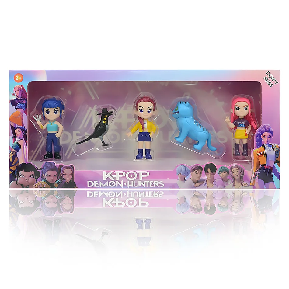 2026 NOUVEAU Kpop Devil Hunter Rumi Zoe Mira anime polychlorure de vinyle collection de personnages bibelots de bureau cadeau du Nouvel An pour enfants