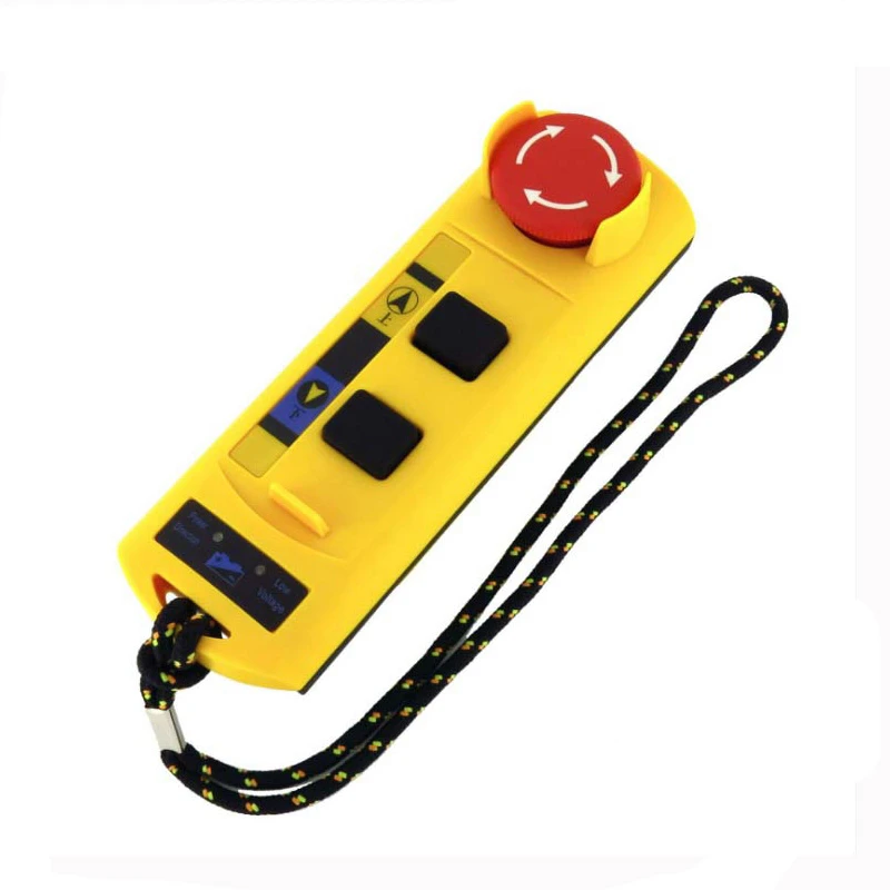 A2HH Industrial Electric Hoist Crane Controller 2 Buttons channels Crown block Wireless Remote Control Switch