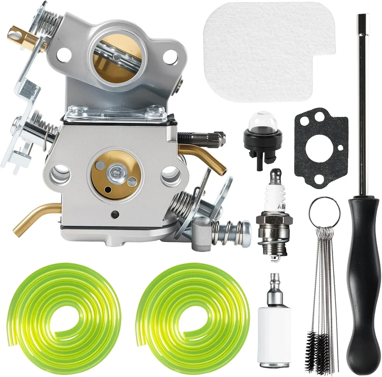 Carburetor for Poulan Pro P3314 PP3816 PP4218 Gas Chainsaw | Replace 545070601 C1M-W26C with 530057925 Air Filter