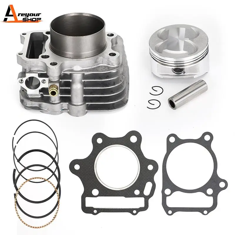 

Areyourshop Big Bore Cylinder Piston Gasket Kit 80mm For Honda Sportrax TRX300EX 93-08 330cc 12100-HM3-L00 12100-HM3-670 Motor