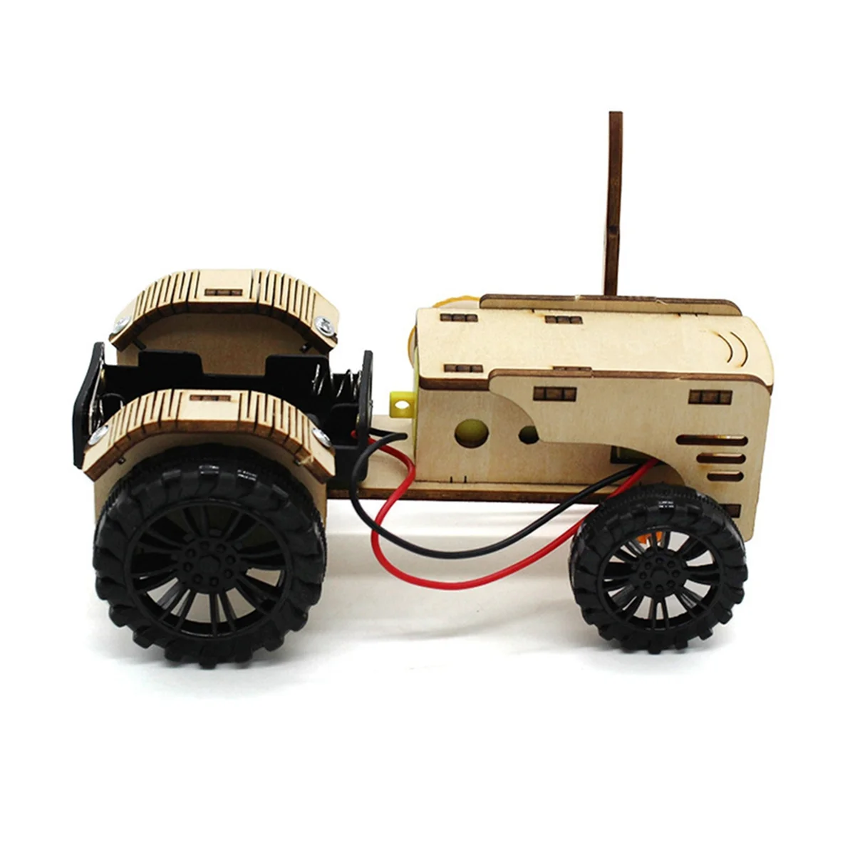 Bricolage en bois tracteur voiture bricolage modèle enseignement apprentissage tige projet Kit pour enfants école Science éducationA87I