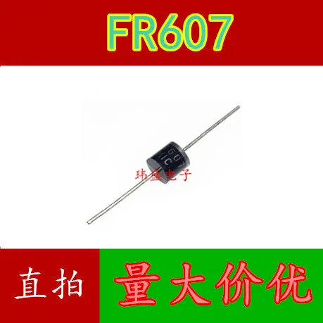 

10 pieces FR607 6A 1000V