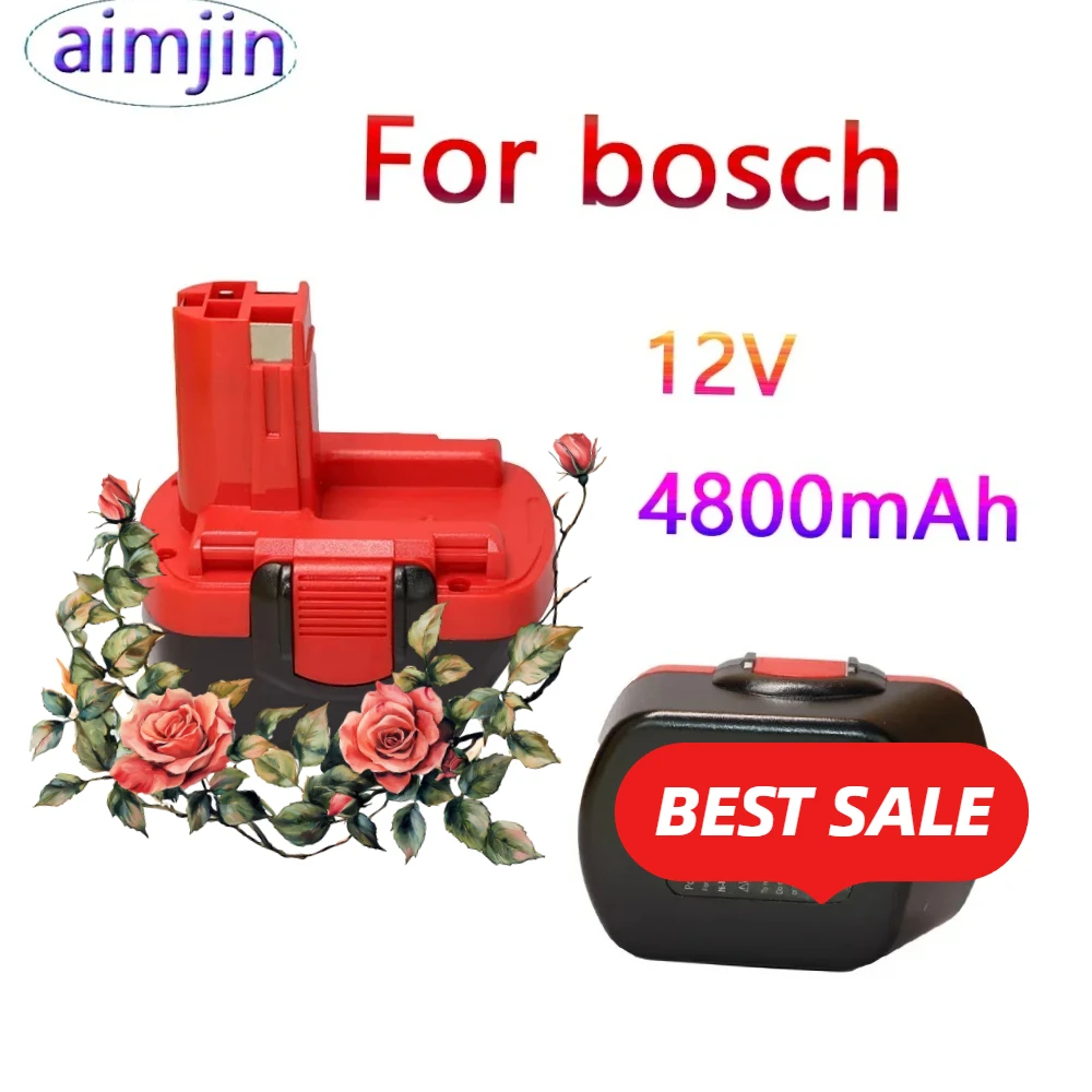 

For Bosch 12V Rechargeable Battery 12V 4.8AH AHS GSB GSR 12 VE-2 Battery BAT043 BAT045 BAT046 BAT049 BAT120 BAT139