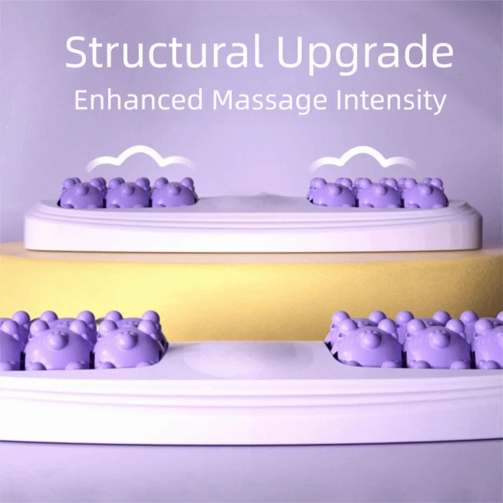 

Трехцветный массажер для ног, роликовый массажер для протирания, магнитные бусины, магнитный ролик для шариков, многоцелевой четырехрядный массажер для ног