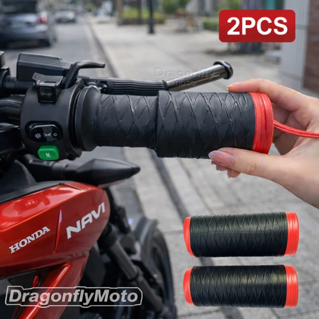 

Motorcycle Silicone Handlebar Cover For HONDA DREAMWING Navi 110 Navi 2016-2022 Self Shrinking Non-Slip Motorcycles Grip Covers