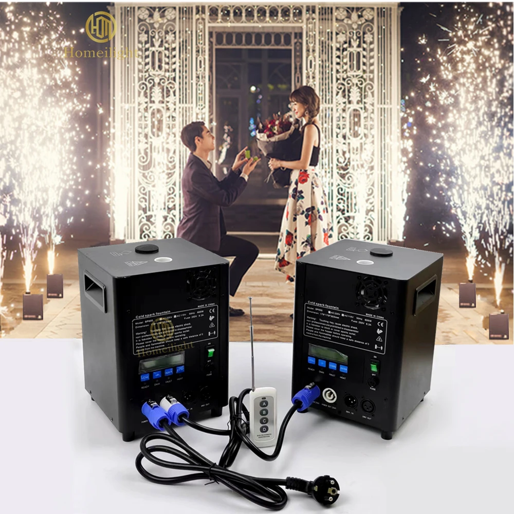 Wholesale DMX Smoke Machine Indoor Special Effects Flame Stage Light Set Waterfall Fireworks Machine Cold Spark Machine