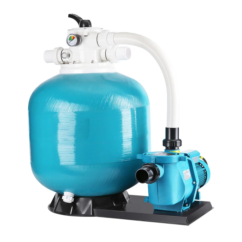 30 Inch Backwash Cleaning Various Speed Spa Water Swimming Pool Sand Filter For Above Ground Pools With Pump