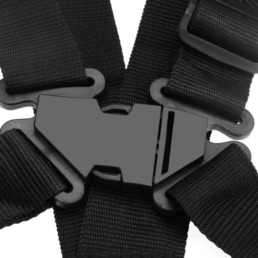 Durable Black Double Shoulder Strap Adjustable Nylon Trimmer Harness Professional Padded Brush Cutter Harness