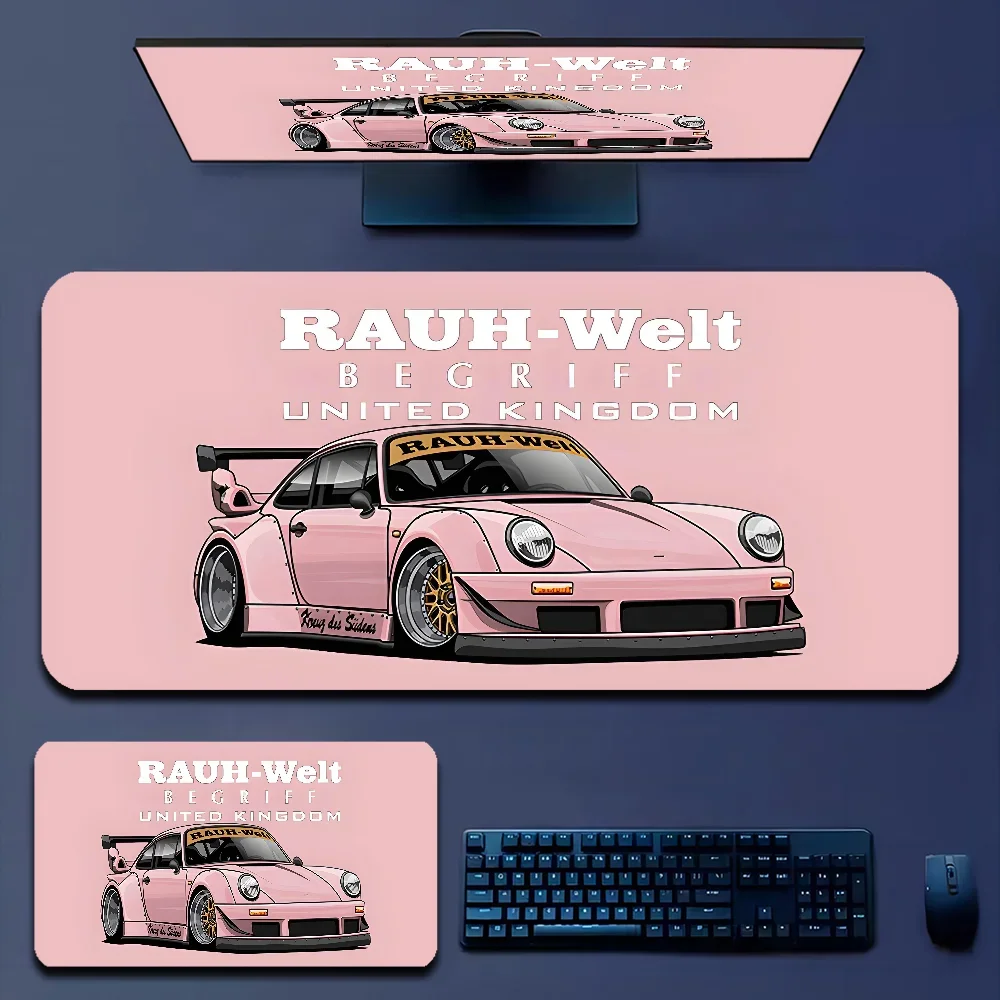 Japan sports car jdm RWB 911 964 933 Anime Mousepad Boy Pad Natural Rubber mousepad Desk Mat Size for Gameing World of tanks C