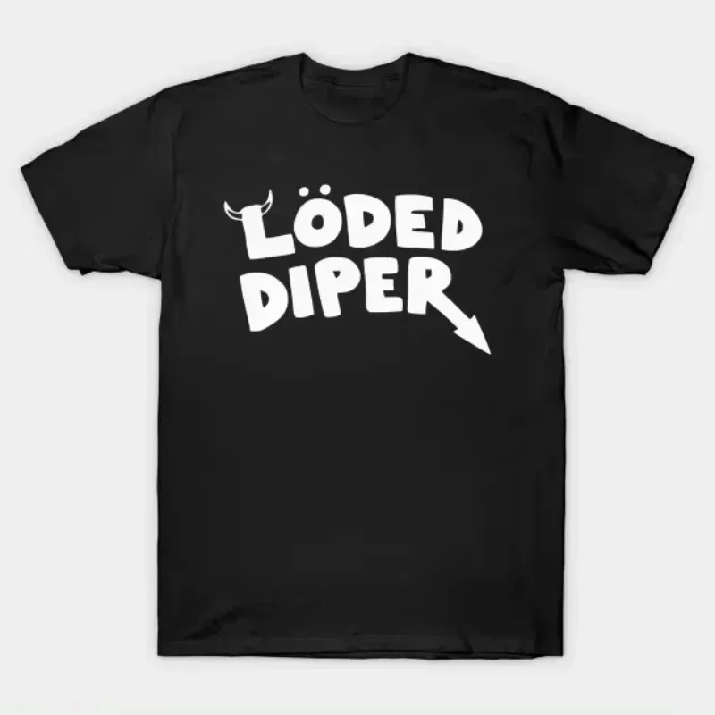 S-5XL Funny Clothes LODED DIPER DIARY OF A WIMP KID Printed T-shirt Tops Men Women Summer Comfortable Tops Unisex Street Fashion