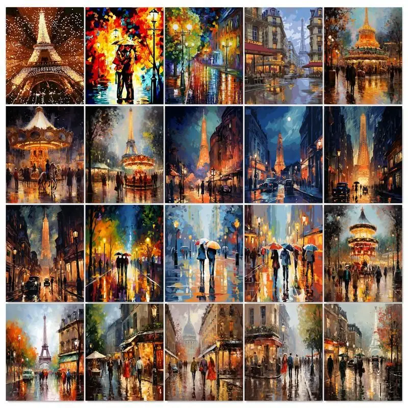 

SDOYUNO Modern Paint By Numbers On Canvas Picture Drawing Scenery Handpainted Oil Painting Home Decoration Diy Gift