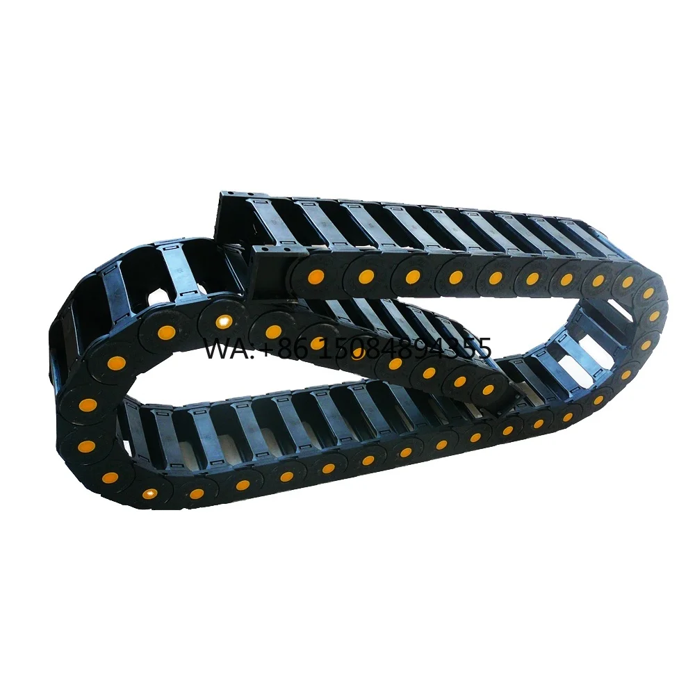 Wear-Resistant Cable-Carrier Chain Long Travels Hose Carrier for Wire/Cable Protection